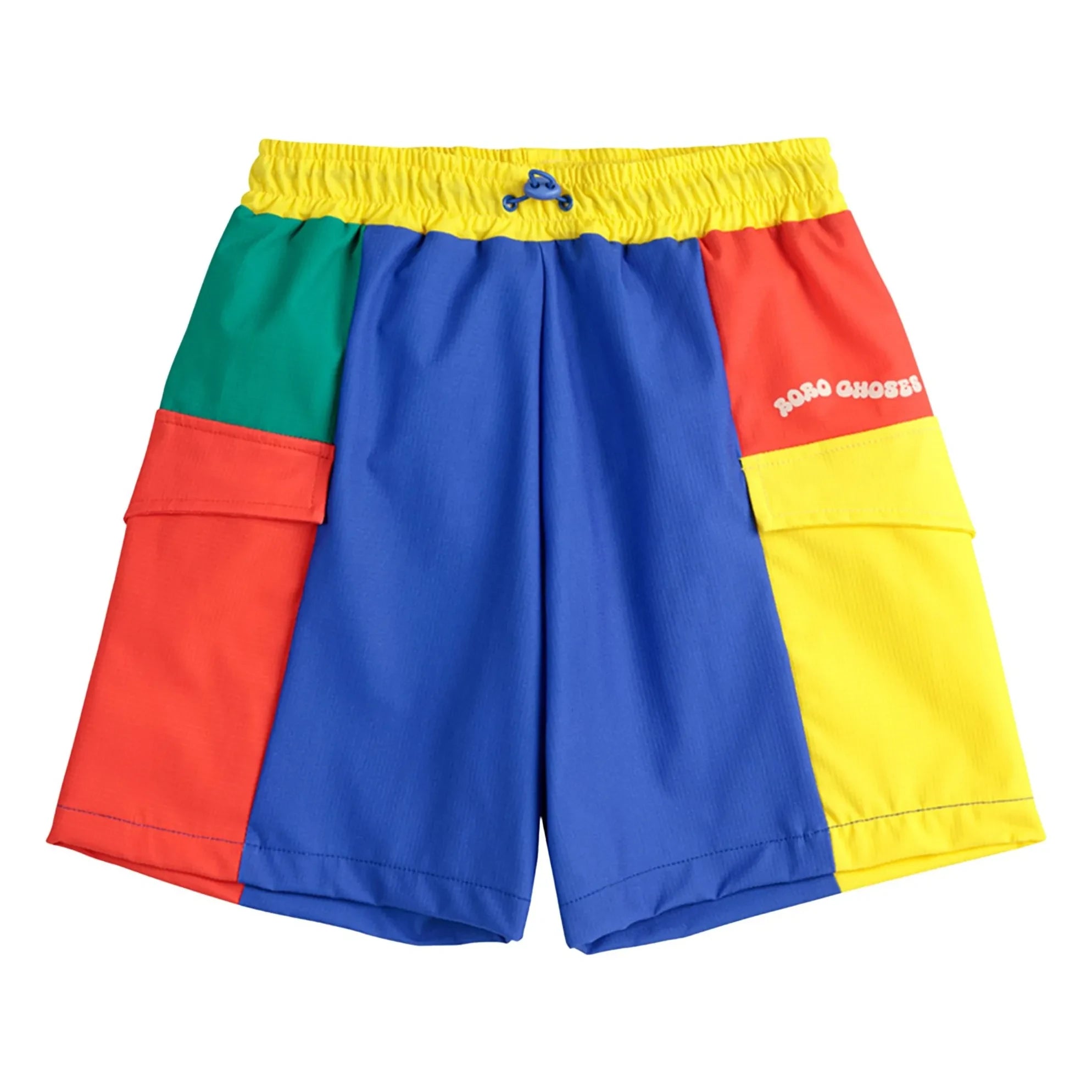 Bobo Choses - Color Block Swimsuit Shorts | Blue