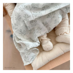 Charlie Crane - Noga/Pago Crib Mattress Cover | Pearl Gray