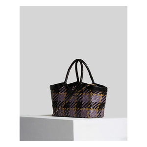 Vipera - Monet Madras Leather Bag | Blue
