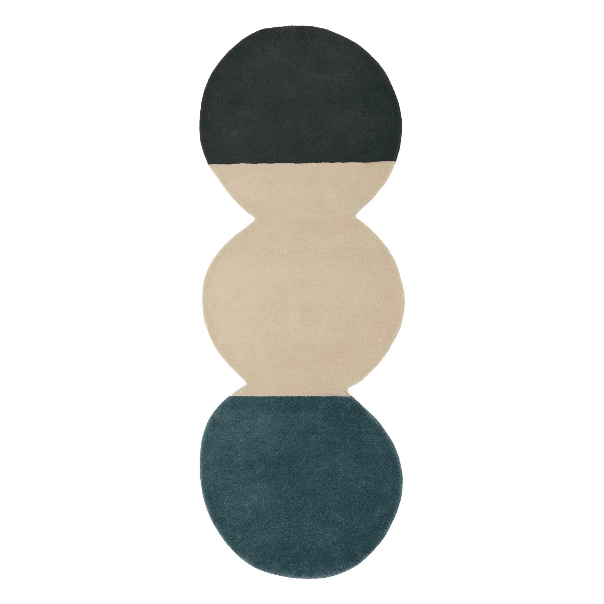Nanimarquina - Pearls Runner 3 Wool Rug | Blue