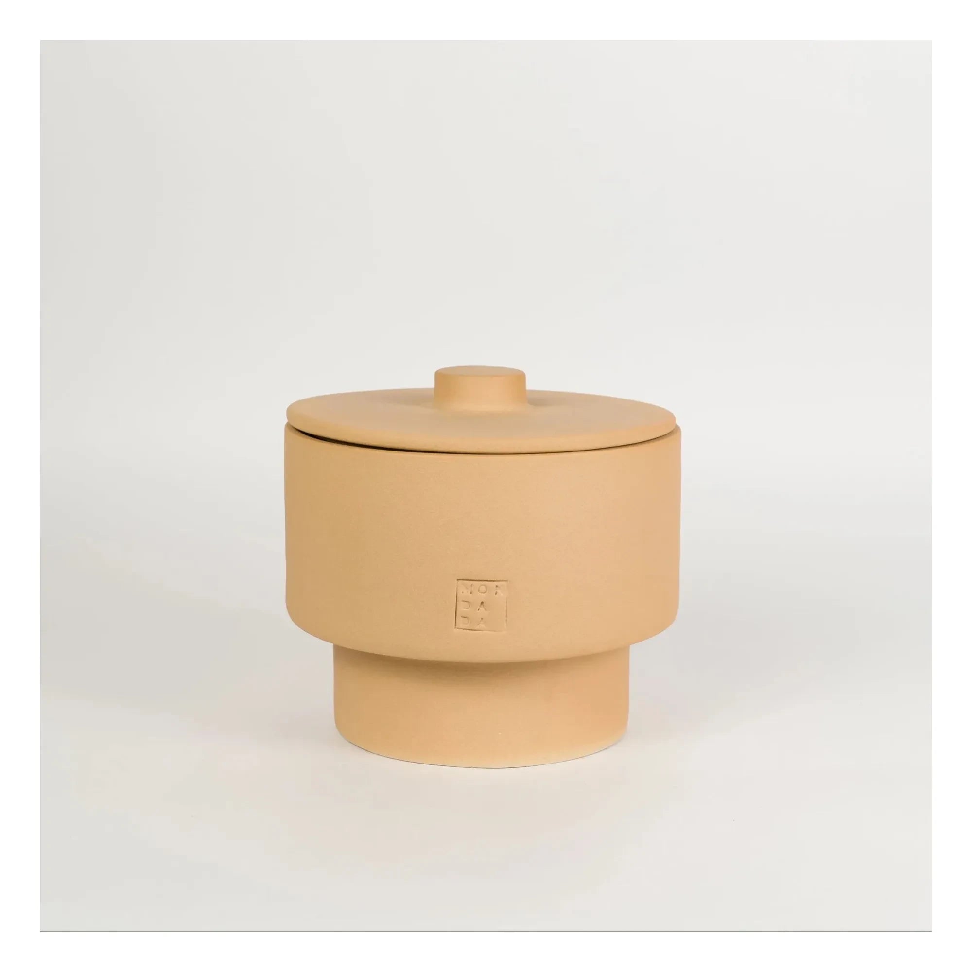 Mon Dada - Outdoor Candle with Lid, Neutral Scent June Ibiza Three | Terracotta