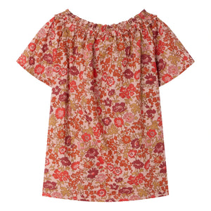 Bonpoint - Goldia Fleurie Organic Cotton Blouse | Dusty Pink