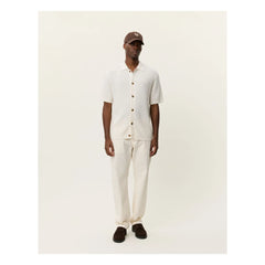 Les Deux - Gespertus Organic Cotton Short Sleeve Shirt | White