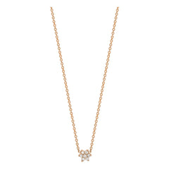 Ginette NY - Mini Diamond Star Necklace | Rose Gold