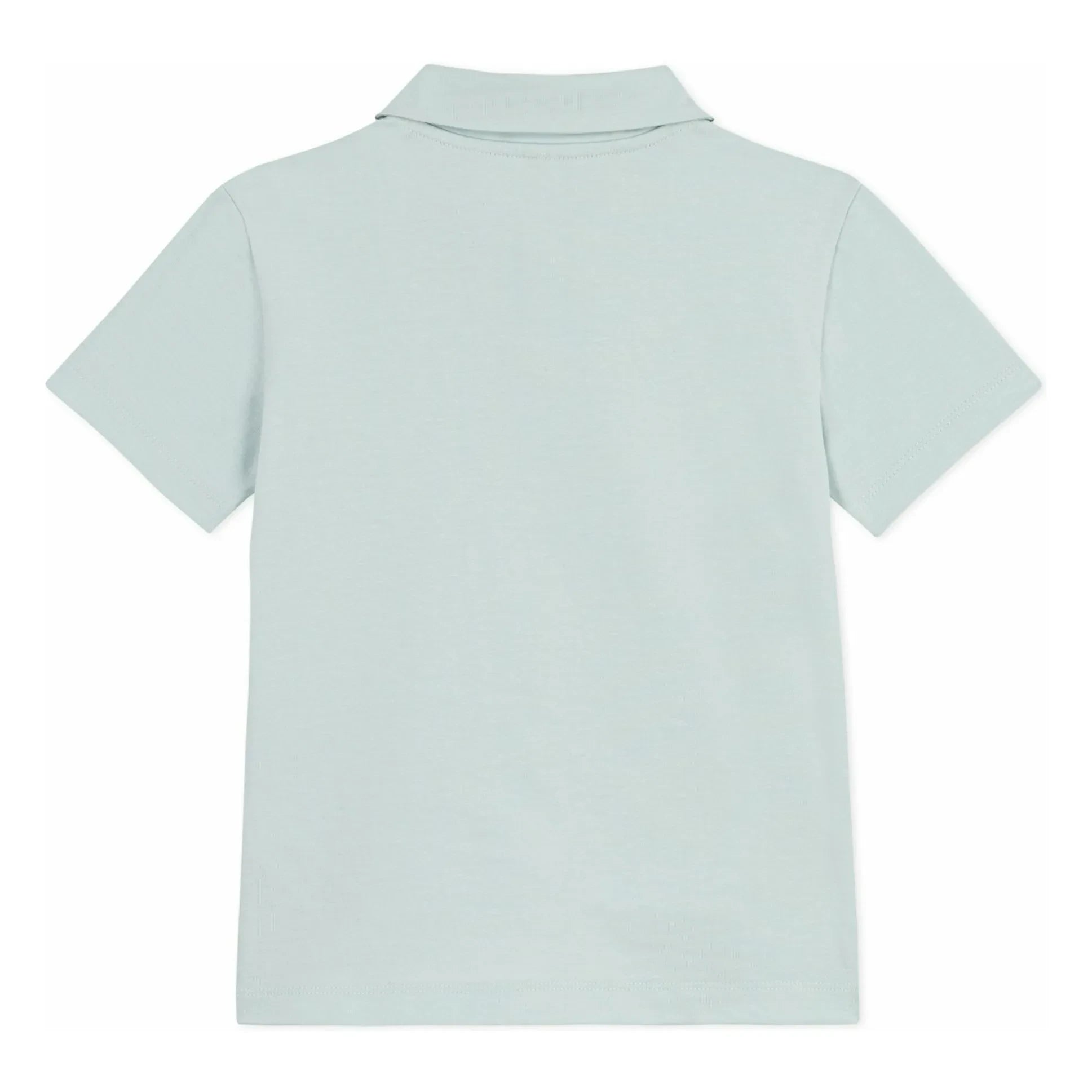 Petit Bateau - Organic Cotton Polo T-Shirt | Turquoise