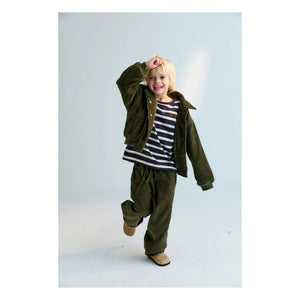 the new society - Nicol Velvet Pants | Dark Green