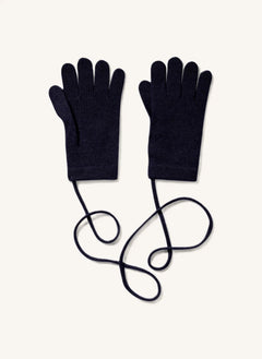 Bompard - Cashmere gloves | Navy