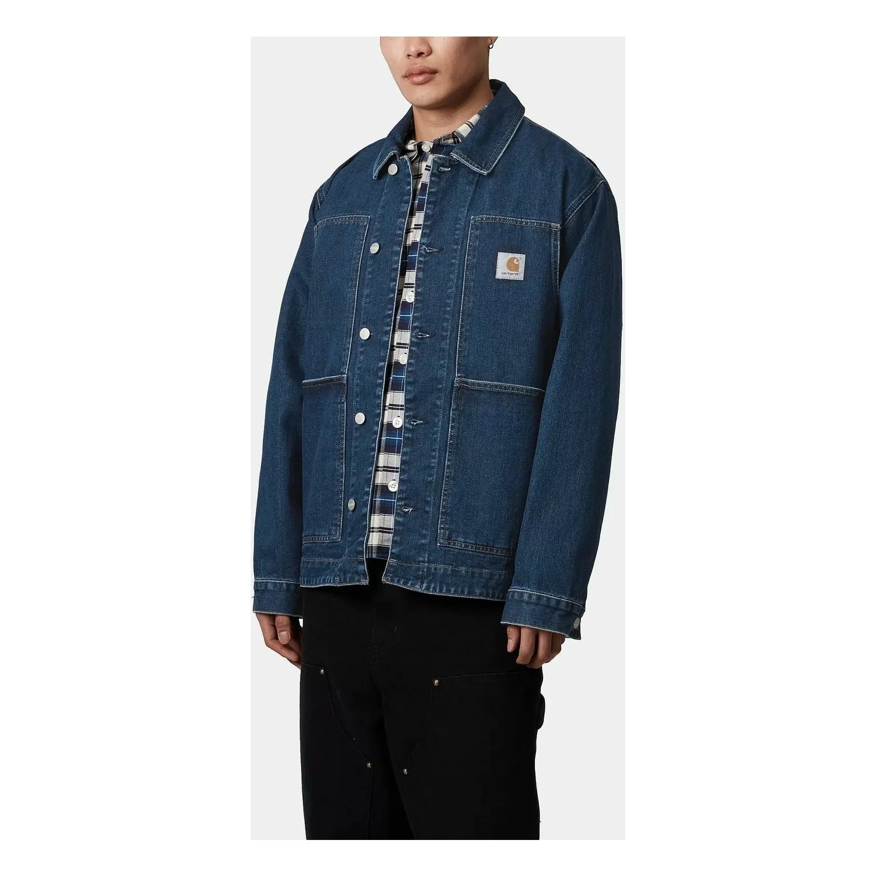 Carhartt WIP - OG Çift Ön Denim Organik Pamuk Ceket | Mavi