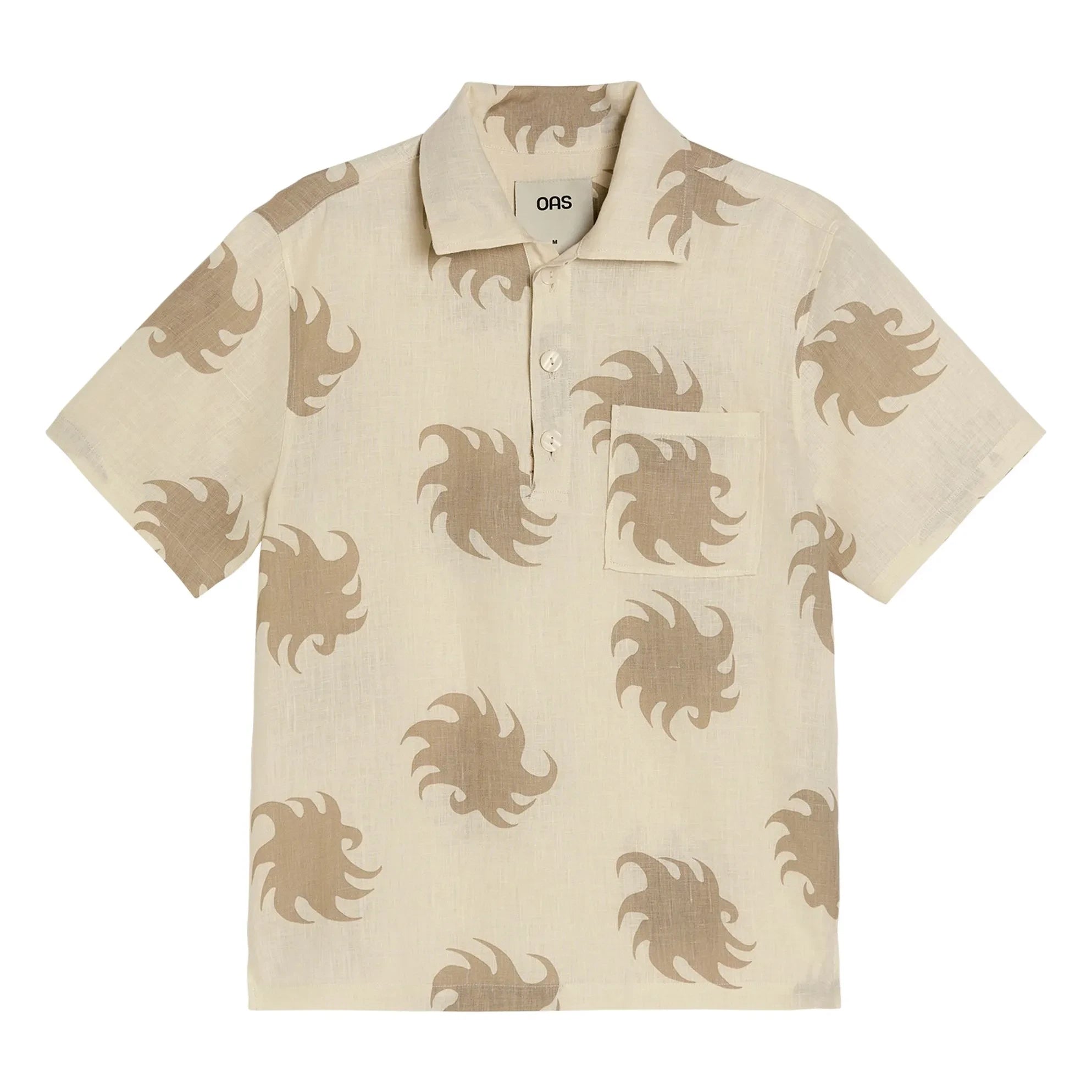 OAS - Hazel Ember Girona Linen Shirt | Beige