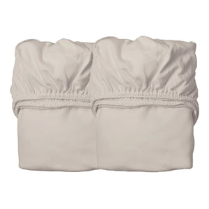 Leander - Organic Cotton Fitted Sheets - 2 Pack | Beige