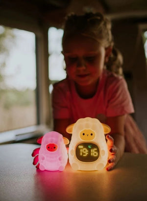Mary's - Sheep Night Light Alarm Clock | White