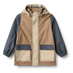 Wheat - Grass Recycled Fiber Waterproof Jacket | Beige