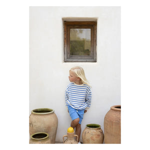 1+ in the family - Buger terry shorts | Light blue