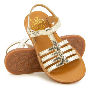 Pom d'Api - Plagette New Salomé Sandals | Orange