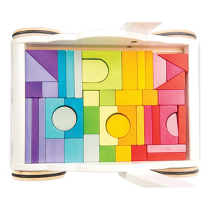 Le Toy Van - Cloud Wooden Block Car | White