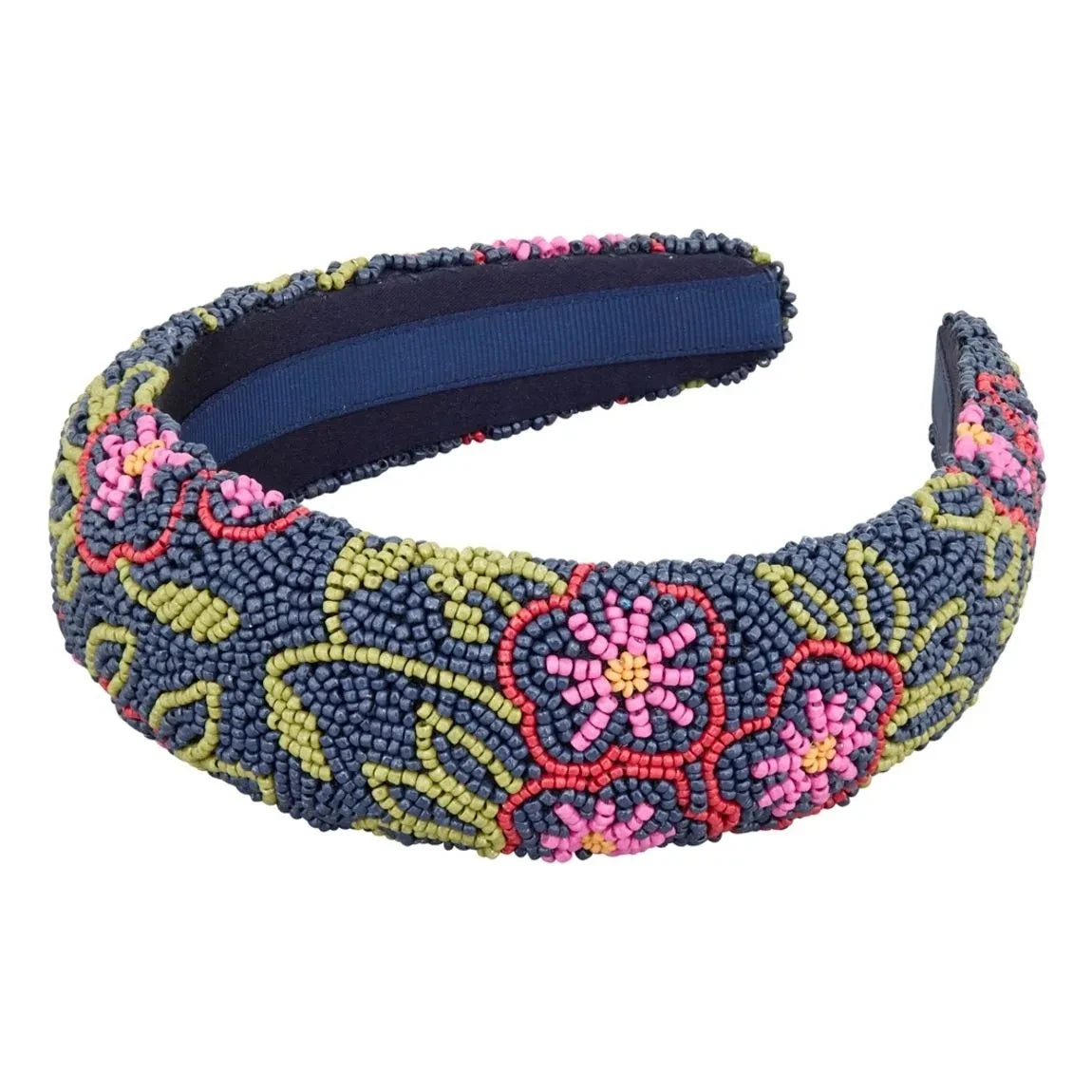 Becksöndergaard - Pearl Hair Band Efloria Wide | Navy Blue