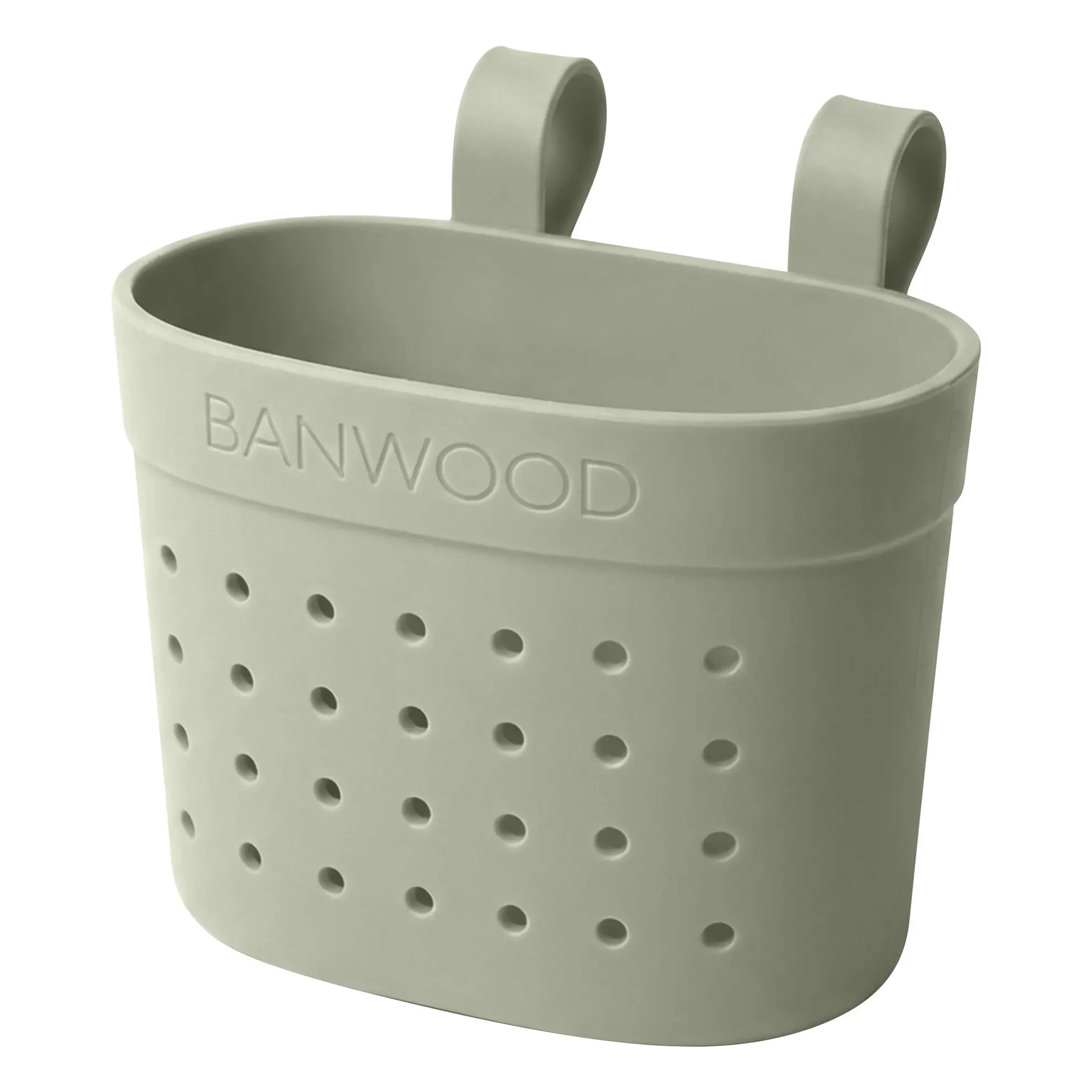 Banwood - Pin & Ride customizable bike basket/trolley | Olive