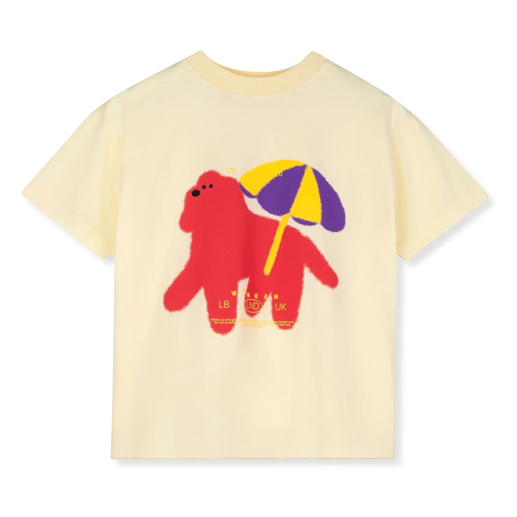 Wynken - Dog T-shirt Organic Cotton | Pale Yellow