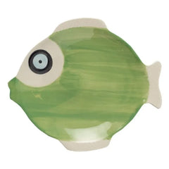 Anna + Nina - Tidal Fish Plate | Green