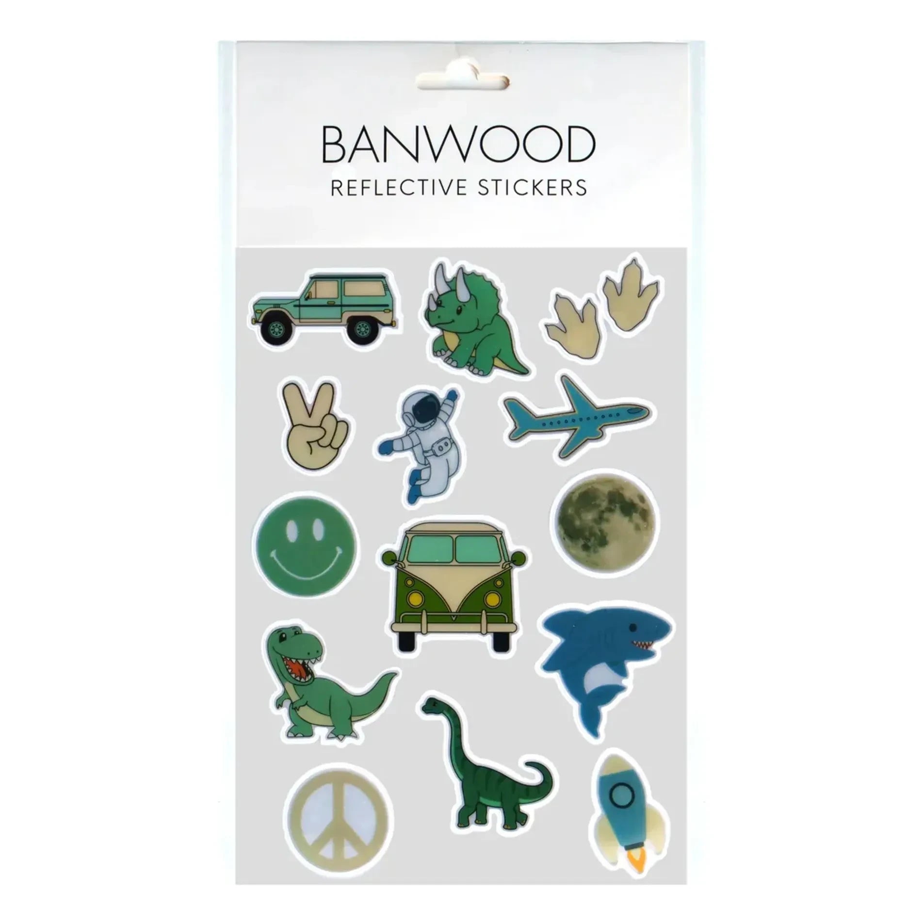 Banwood - Reflective Stickers - Dinosaurs