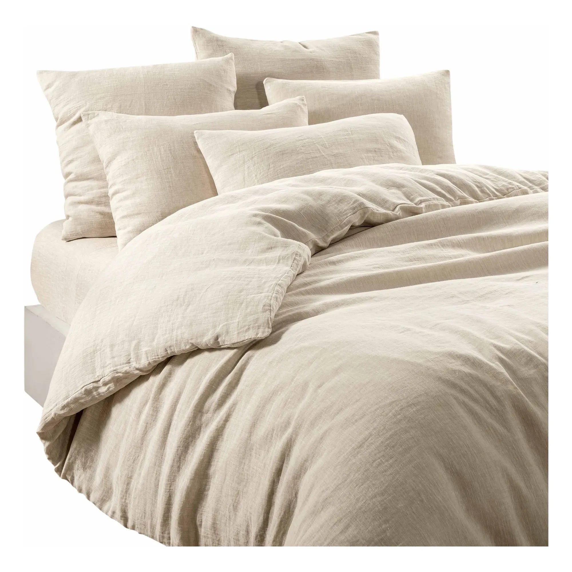 Haomy - Leria linen duvet cover set