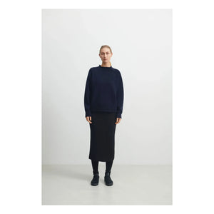 FUB - Merino Wool Sweater - Women's Collection | Navy Blue