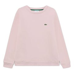 Lacoste - Organic Cotton Logo Sweatshirt | Pale Pink