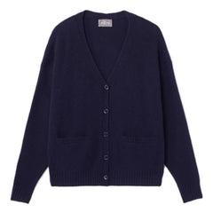 Bompard - Oversized Cashmere Vest | Navy Blue