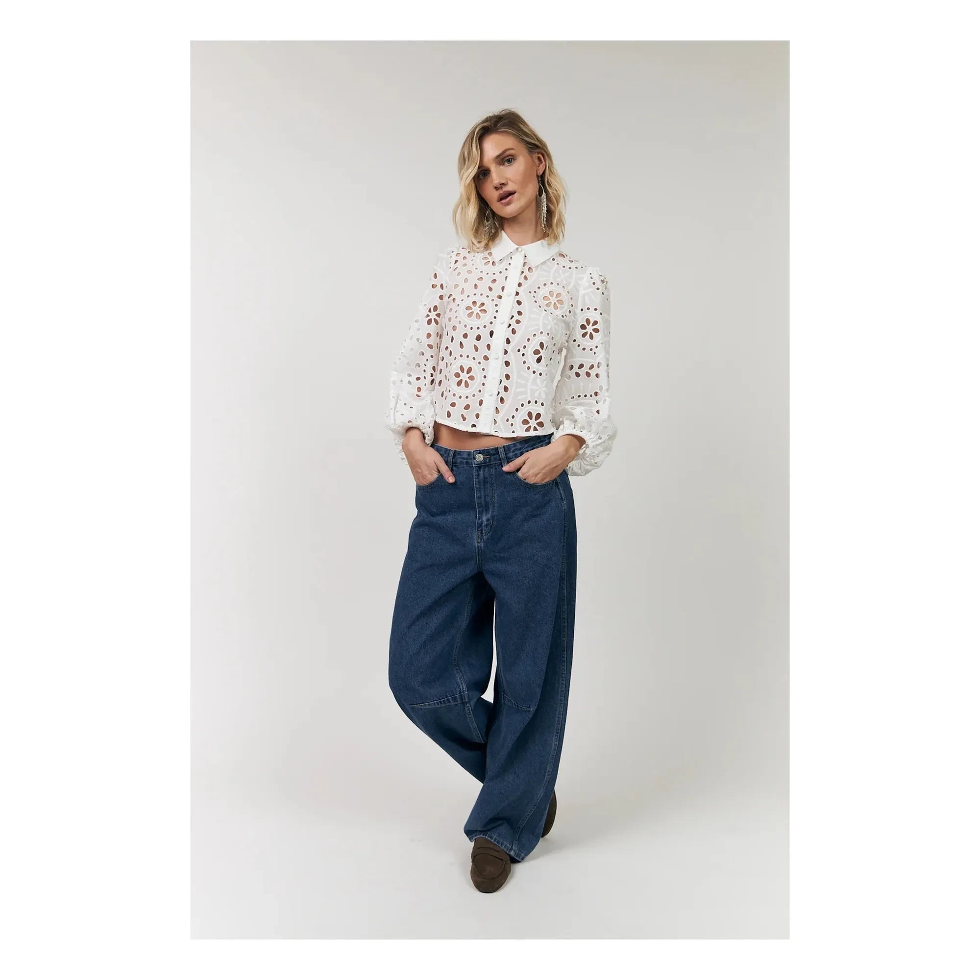 Lollys Laundry - Remy Cotton Shirt | White