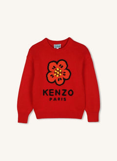 Kenzo - Kenzo Jakarlı Kazak | Kırmızı