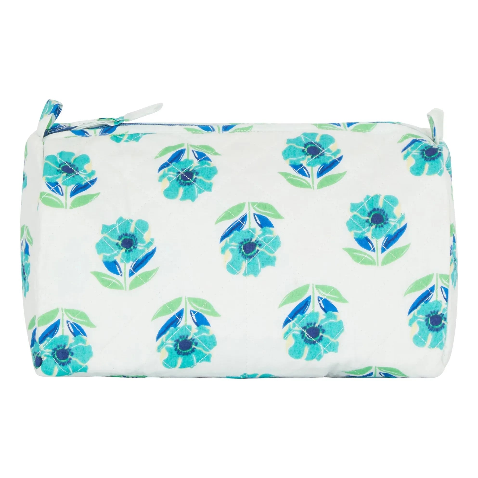 Lucas du Tertre - Blue bouti round toiletry bag | Azure blue