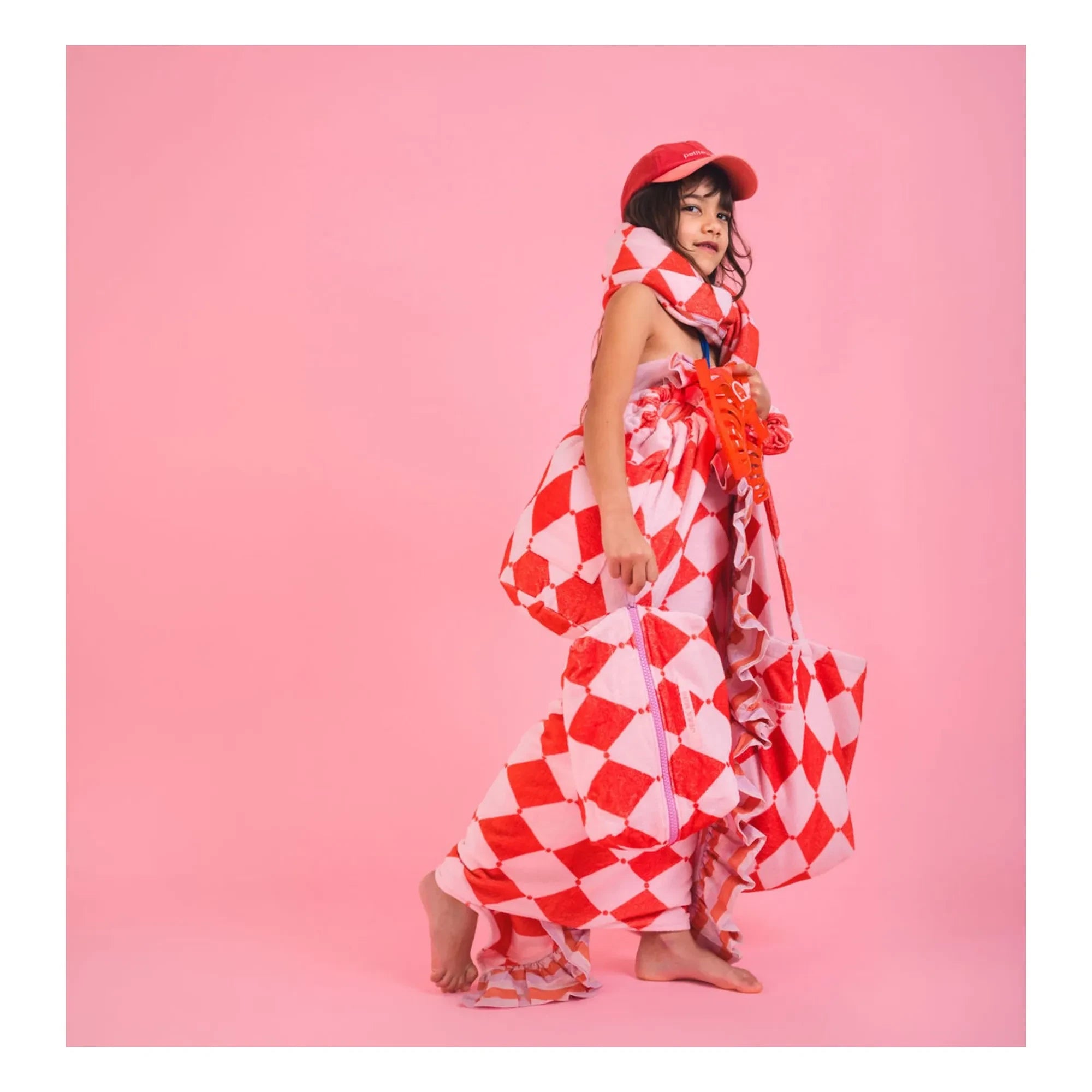 Jera Mini - Sünger Çanta Diamond | Pembe