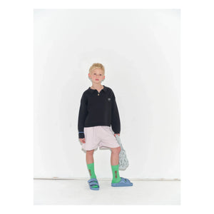 Main Story - Organic Cotton Polo Sweater | Black