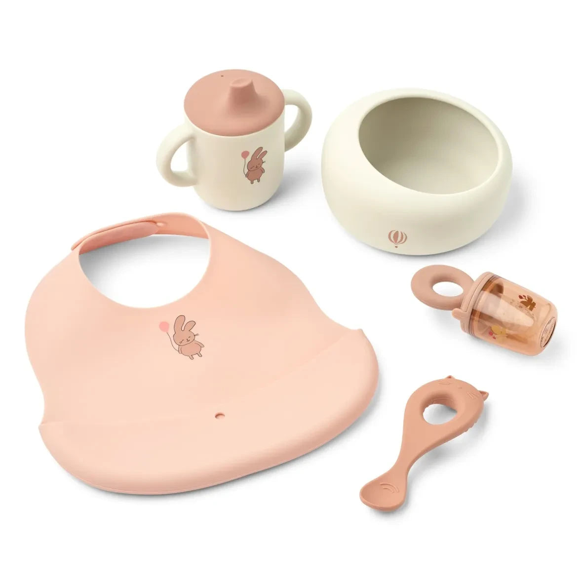 Liewood - Mileah Meal Set | Wild child/Rosey