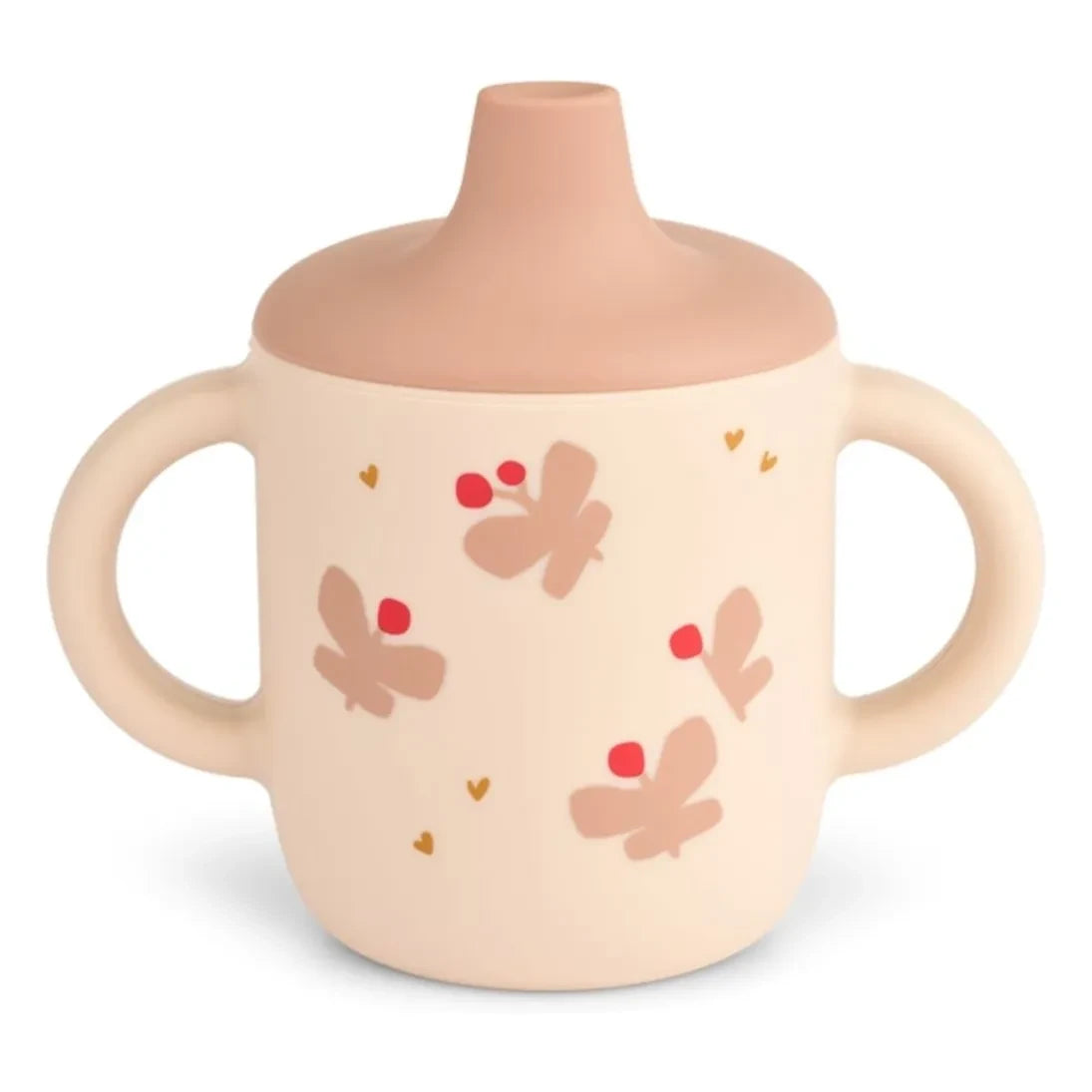Liewood - Neil Silicone Training Cup | Butterfly/Apple Blossom