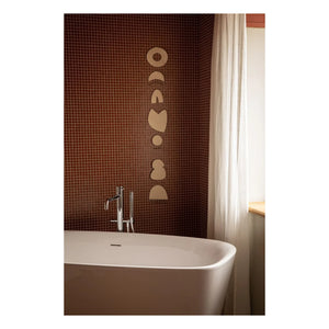 Muskhane - Quilted Felt Chakra Mobile | Ecru