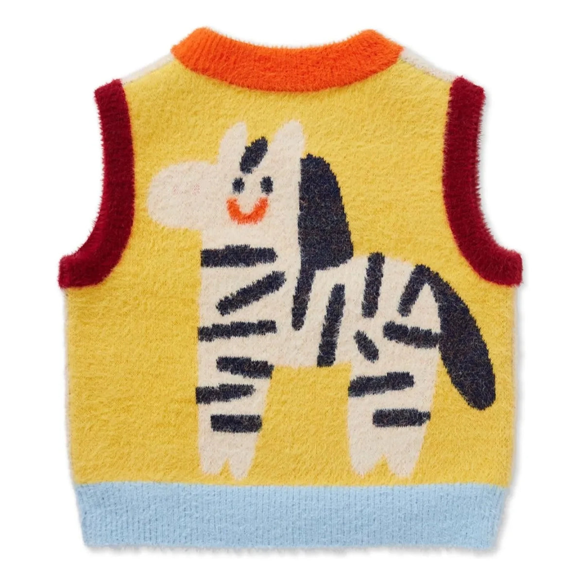 Halcyon Nights - Zoo Sleeveless Sweater | Ecru