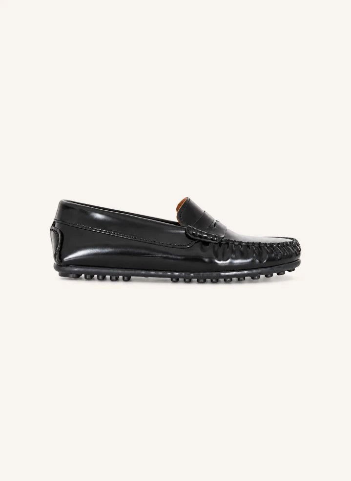Smallable Kid - Emmet Textured Loafer Shoes | Black