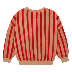 The Campamento - Çizgili sweatshirt | Kamel