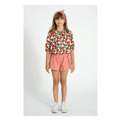Piupiuchick - Chouchou Vichy Organic Cotton | Red