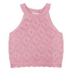 Mipounet - Gala Crochet Top | Dust Pink