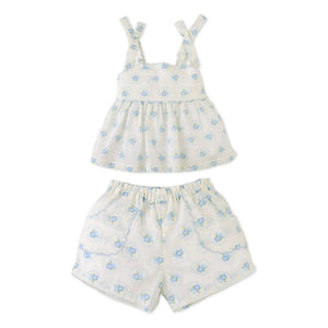 Gingersnaps - Dallas Top & Shorts Set | Ecru