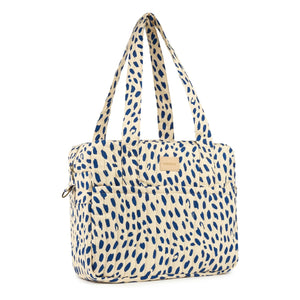 Nobodinoz - Waterproof Baby Changing Bag Hyde Park Leonie | Blue