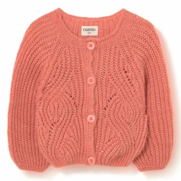 Cozmo - India Cardigan | Coral