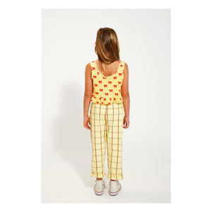 Piupiuchick - Organic Terry Knotted Crop Top | Yellow