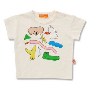 Halcyon Nights - Crocodile T-Shirt | Ecru