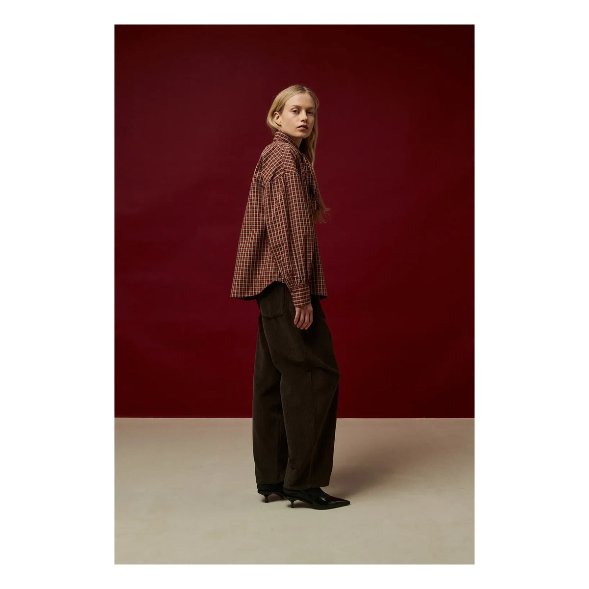 BELLEPIECE - Russel Cotton Pants | Brown