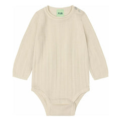 FUB - Merino Wool Ribbed Bodysuit | Ecru