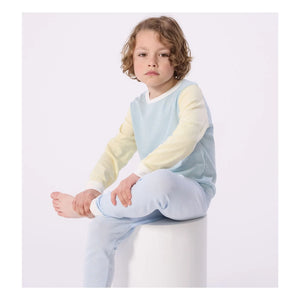 Petit Bateau - Milleraies Renk Bloklu Çizgili Pijama | Yeşil