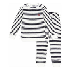 Petit Bateau - Sailor Towel Modal Pajamas | Navy Blue